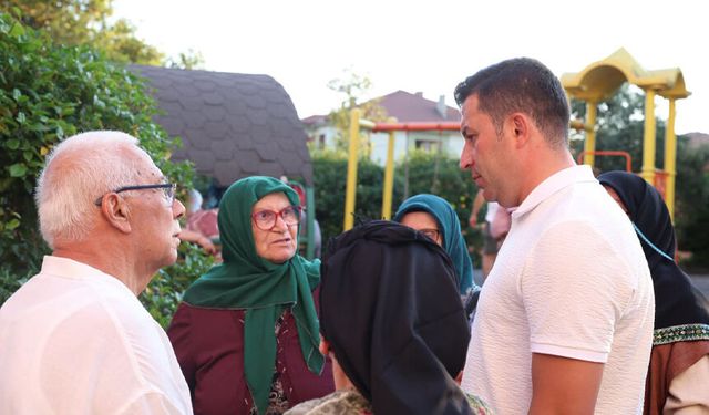 Başkan Altun, Çamlık Mahallesi'nde vatandaşlarla buluştu
