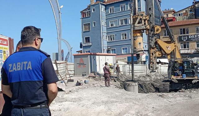 Merkez Çarşısı inşaatı mühürlendi