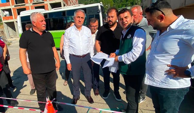 Milletvekili Saffet Bozkurt, Pençeş Deresi Rehabilitasyon çalışmalarını inceledi