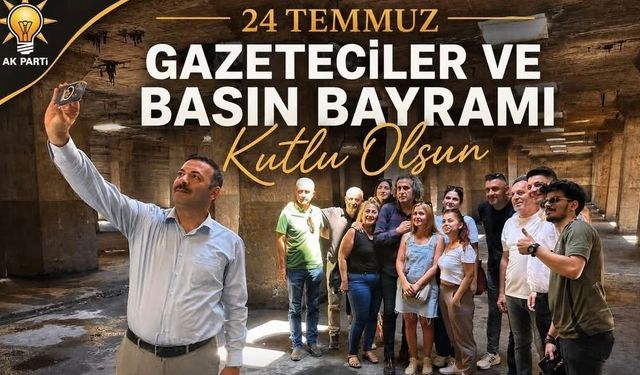 Çağlayan, Gazeteciler ve Basın Bayramı'nı kutladı