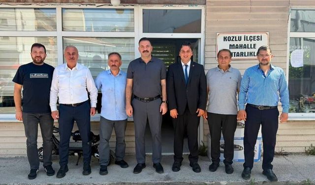 Çağlayan'dan Kozlu Muhtarlarına ziyaret