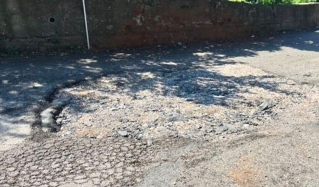 Tepebaşı'nda yol çilesi