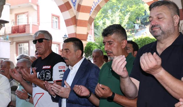 Vali Hacıbektaşoğlu, Şükür Velioğlu'nun cenaze törenine katıldı
