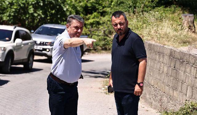 Başkan Tahsin Erdem Yenimahalle'de incelemelerde bulundu