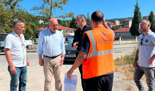 Gökçebey Belediyesi'ne yeni iş makineleri, Kültür Merkezi için ilk kazma vuruldu
