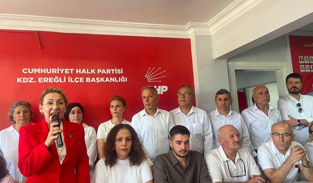 CHP Kdz. Ereğli İlçe Örgütü toplu istifasını duyurdu: "Yeni Parti ile iktidara yürüyoruz"