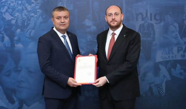 AK Parti Alaplı İlçe Başkanlığı görevine Birol Şahin atandı