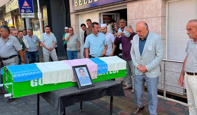 Gökçebey Belediyesi’nin emektar personeli İsmail Kuyucu son yolculuğuna uğurlandı