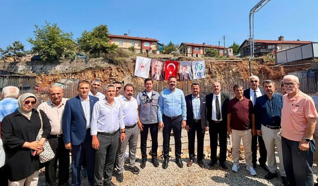 Kilimli’de TOKİ Konutlarının temeli atıldı