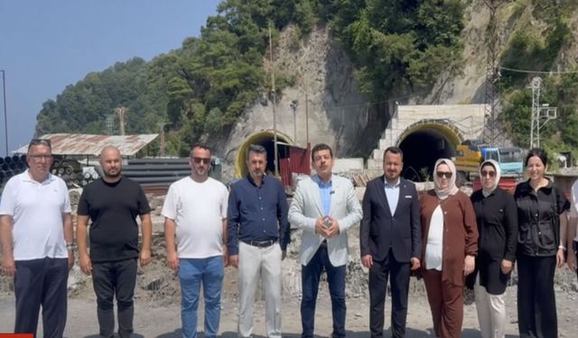 Kilimli-Muslu Tünelinde son 500, Muslu-Filyos Tünellerinde son 1.750 metre
