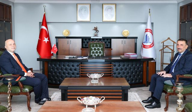 Vali Hacıbektaşoğlu, BEUN Rektörü Ulusoy'u ziyaret etti