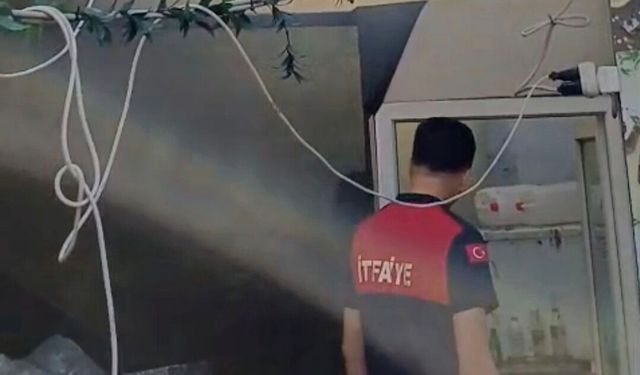 Sorumsuzca atılan izmarit yangına neden oldu!