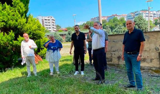Saffet Bozkurt, Ereğli Adliyesi Ek Hizmet Binası alanında inceleme yaptı