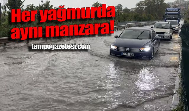Her yağmurda aynı manzara!: Yollar sular altında