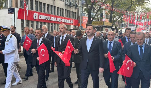 Zonguldak’ta Gaziler Günü korteji