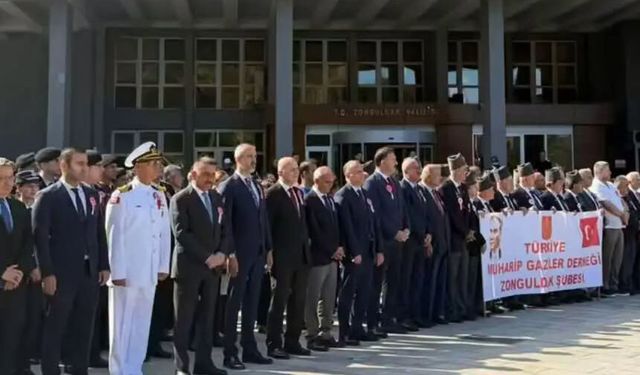 Zonguldak’ta Gaziler Günü törenle kutlandı