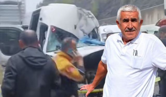 Feci kazada minibüs şoförü hayatını kaybetti