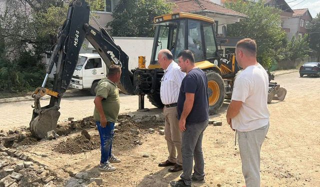 Gökçebey’de içme suyu hattı yenileniyor