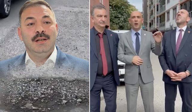 Çağlayan asfalt eleştirisini 'ti'ye aldı: “Çukura iki kürek asfalt dökseydiler”