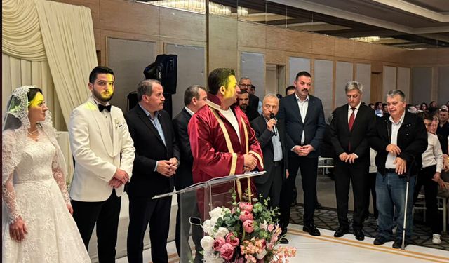 Aşkar ve Albayrak ailelerinin mutlu günü