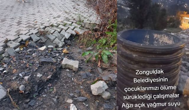 Çınartepe’de bozuk yollar ve açık giderler tepki çekiyor