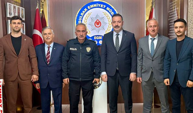 AK Parti’den İl Emniyet Müdürü İbrahim Kaba’ya hayırlı olsun ziyareti