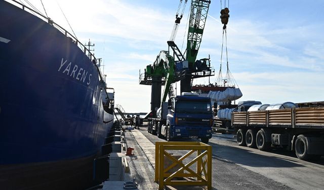 Bozhane limanı, güvenli ve kesintisiz lojistiğin adresi oldu