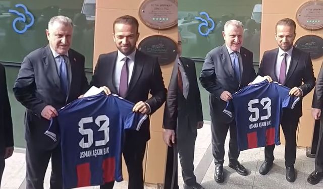 Zonguldakspor’dan Bakan Bak’a forma jesti
