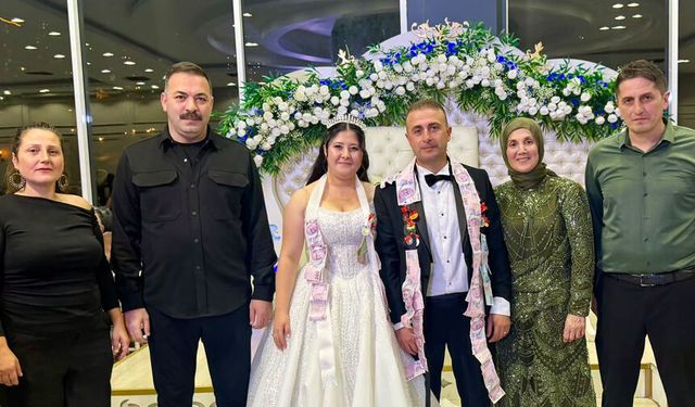 Çağlayan, Ayhan ve Esila’nın mutluluğuna ortak oldu