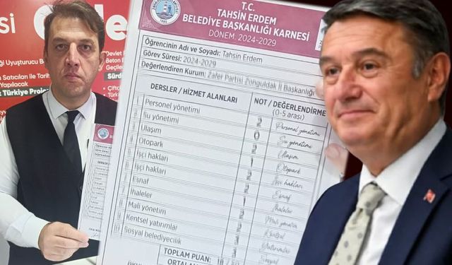İşte Tahsin Erdem’in hizmet karnesi: 5 üzerinden 1,8!