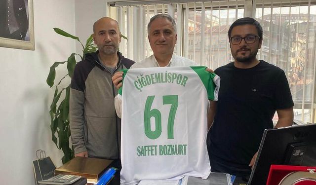 Bozkurt’a 67 numaralı Çiğdemlispor forması