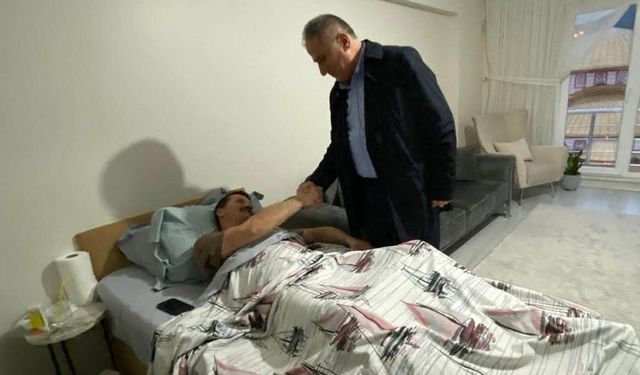 Bozkurt’tan Şanver Turan’a geçmiş olsun ziyareti