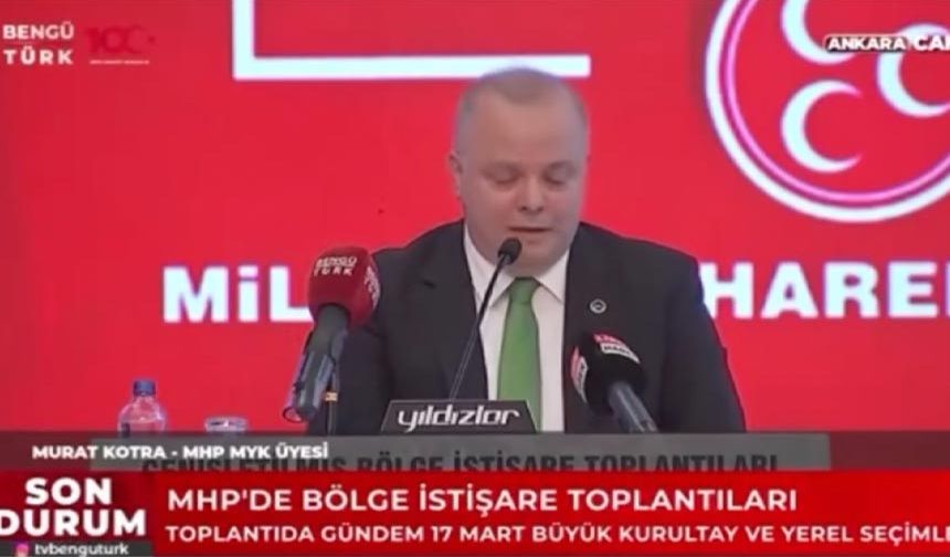 Kotra, MHP Genel Başkan Yardımcısından Zonguldak sözü aldı