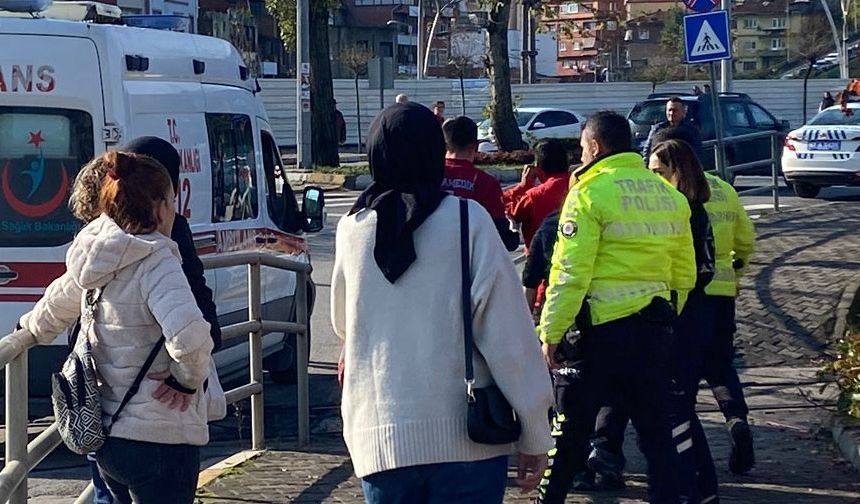 Yerde yatan şahıs ekipleri harekete geçirdi