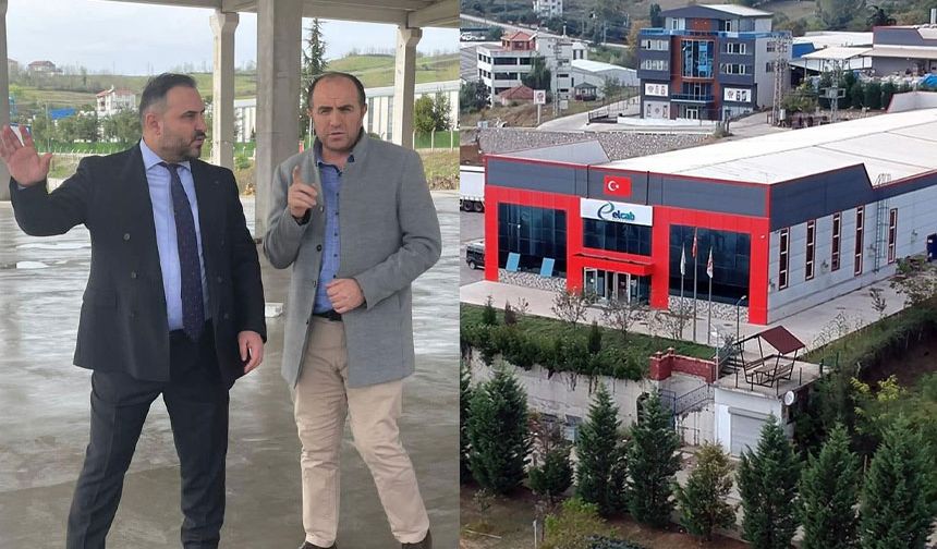 Nejdet Tıskaoğlu, yeni fabrikanın temellerini attı...