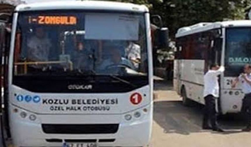 Kozlu'da ücretsiz kartlar iptal edildi...
