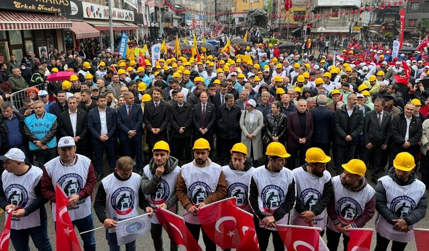 Zonguldak'ta 1 Mayıs coşkusu