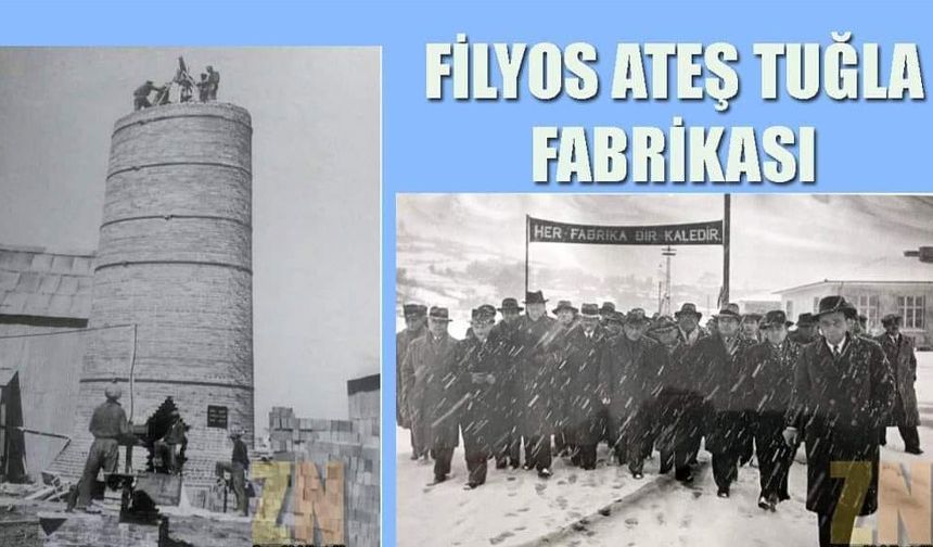 19 Kasım 1948... Filyos Ateş Tuğla Fabrikası açıldı...