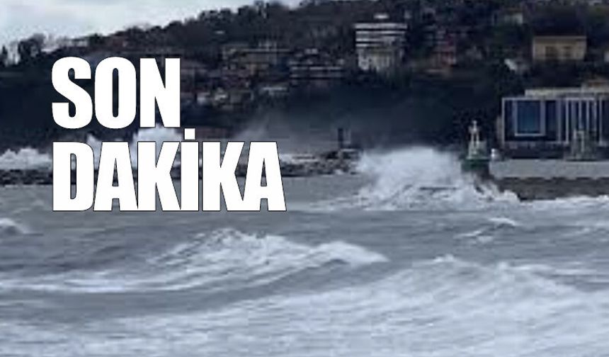 Zonguldak için fırtına uyarısı