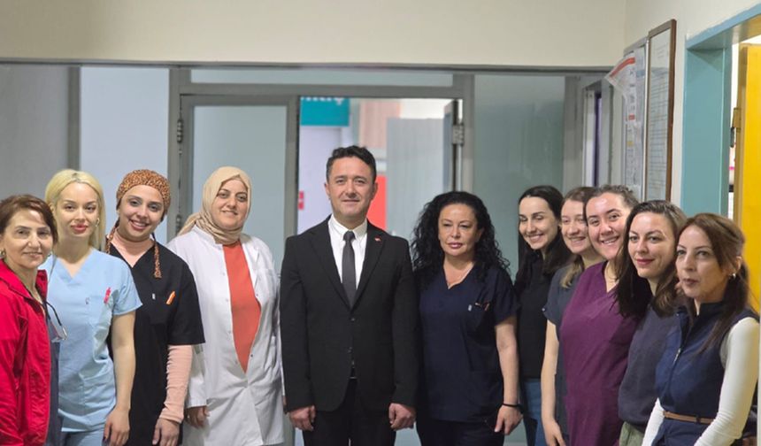 AK Parti'den Kadın Doğum ve Çocuk Hastanesine ziyaret
