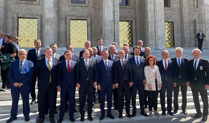 CHP Zonguldak heyeti, Özgür Özel ile görüştü