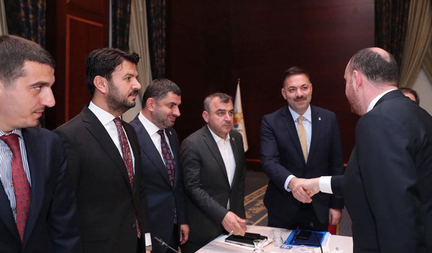 Mustafa Çağlayan, Daraltılmış İl Başkanları toplantısına katıldı