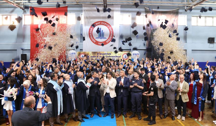 BEUN Zonguldak MYO Mezunları büyük bir coşkuyla Uğurlandı