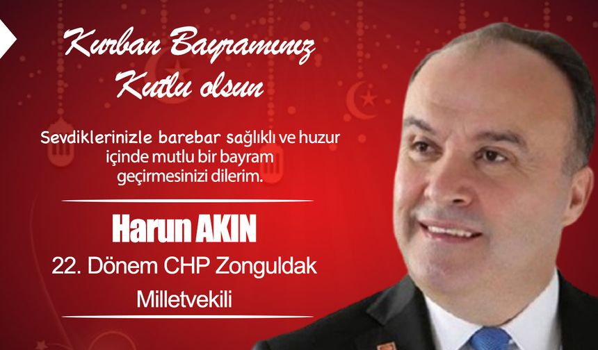 Harun Akın'dan Kurban Bayramı Mesajı