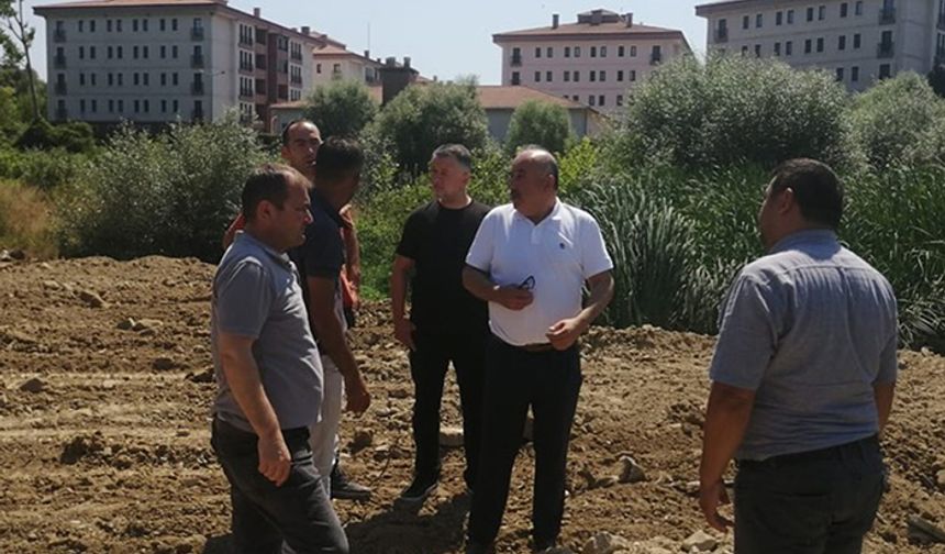 Vedat Öztürk, dolgu çalışmalarını inceledi