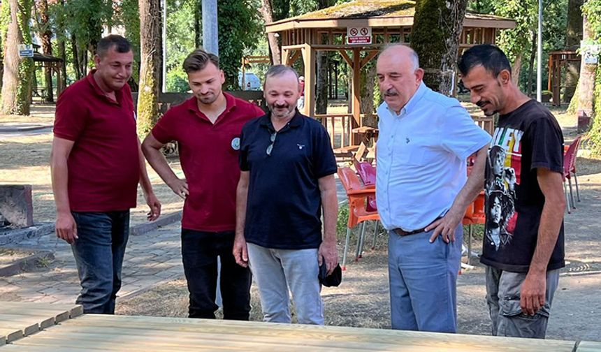 Vedat Öztürk, doğayla iç içe yaşam alanı oluşturdu