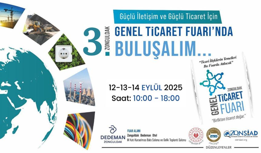 3. Zonguldak Genel Ticaret Fuarı için geri sayım başladı