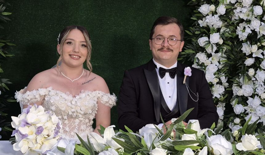 Gazeteci Ali Sencer Arslan ile Araştırma Görevlisi Merve Sarıtaş evlendi