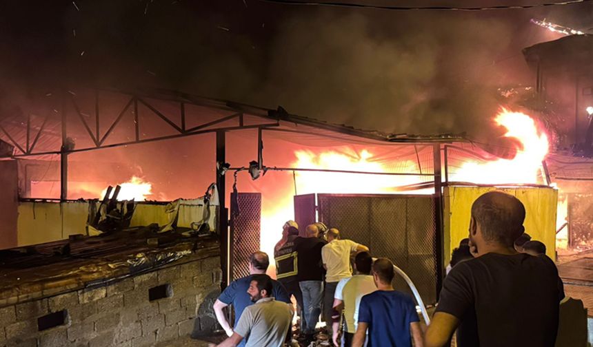 Çınartepe'de büyük yangın
