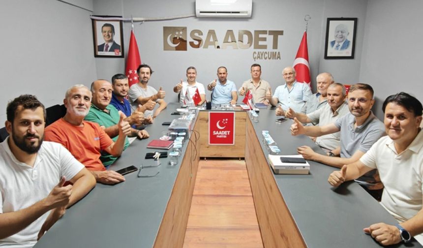 Burak Erol, Çaycuma teşkilatını ziyaret etti
